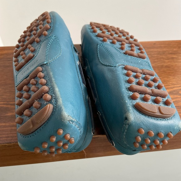 Cole Haan teal driving moccasins size 6 - Picture 5 of 11
